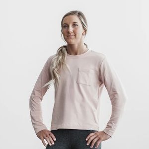 |Nobull| Heavyweight Long Sleeve Pocket Boxy Tee, M